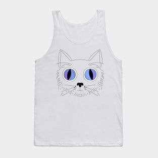 Big Eyed Cat V8 Tank Top